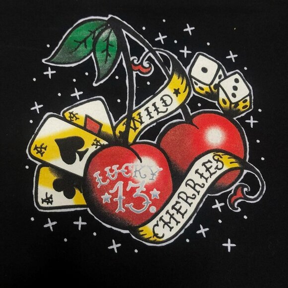 Lucky 13 Wild Cherries Tube Top - Picture 3 of 6